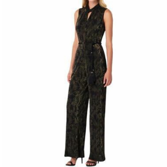 Tahari Pants - Tahari black and gold jumpsuit NWT - Size 16